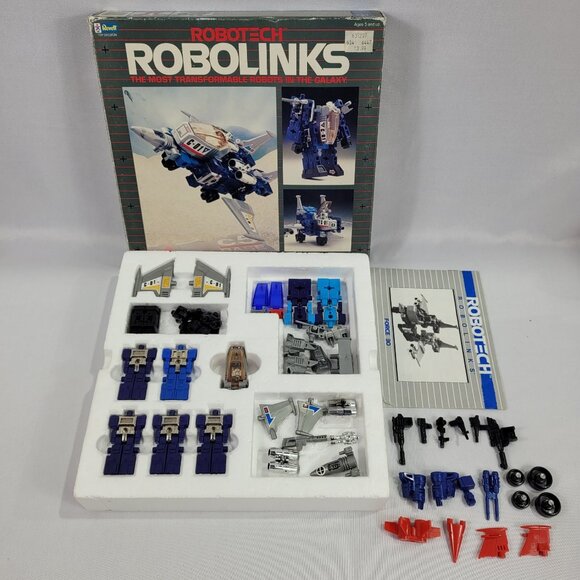 Robotech Robolinks Vintage 1985 Force 30 Space Ship Robot Building Set by Revell - Picture 1 of 3
